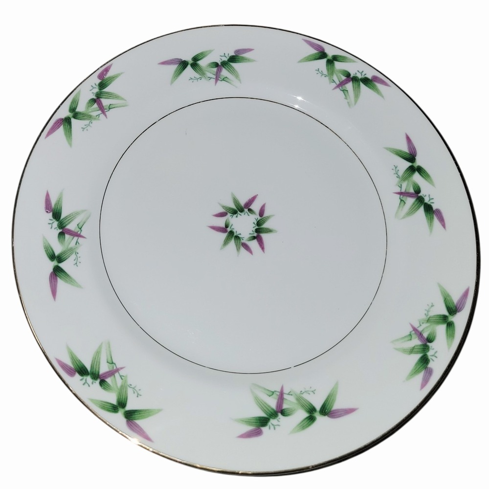 Harmony House Mandarin Dinner Plate 10.5 Fine China Japan Purple Bamboo - Picture 3 of 4